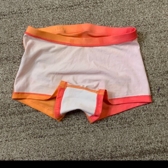 RAVE shorts-Fitness-Orange hot pants, bike shorts, short shorts, stretch , small - Picture 7 of 11